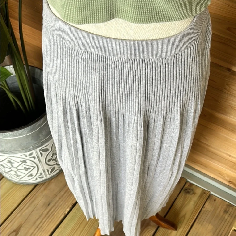 Elegant Michael Kors Gray Pleated Skirt size XS
